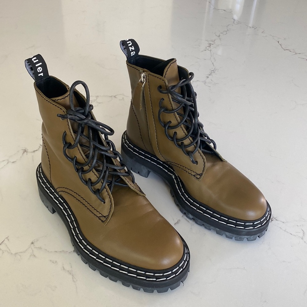 Proenza Schouler Lug Sole Combat Boot